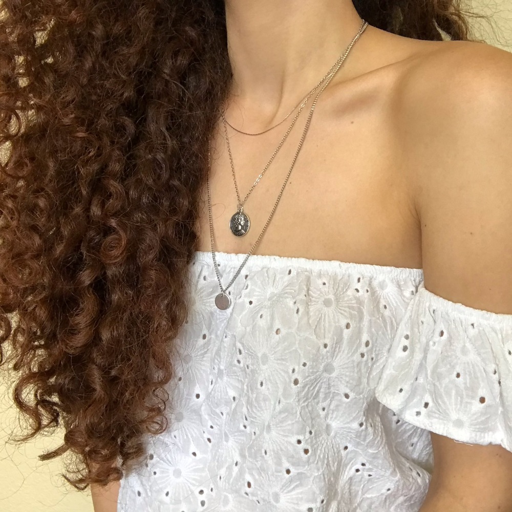 Brandy Melville rare eyelet Beccah top